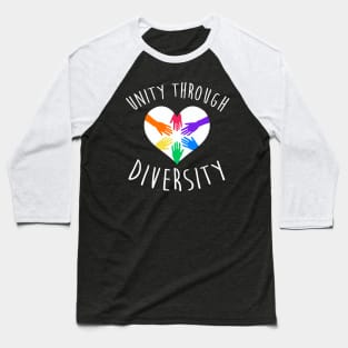 Unity Through Diversity Differences Celebrate Baseball T-Shirt